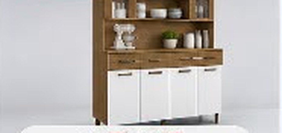 Kit Cozinha 8 portas 100% MDF
